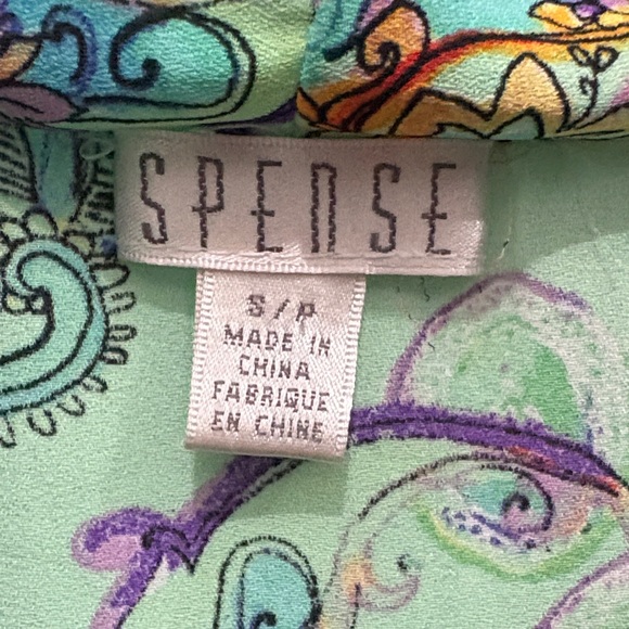 Spense Multicolor Paisley Sleeveless Blouse - Picture 2 of 5